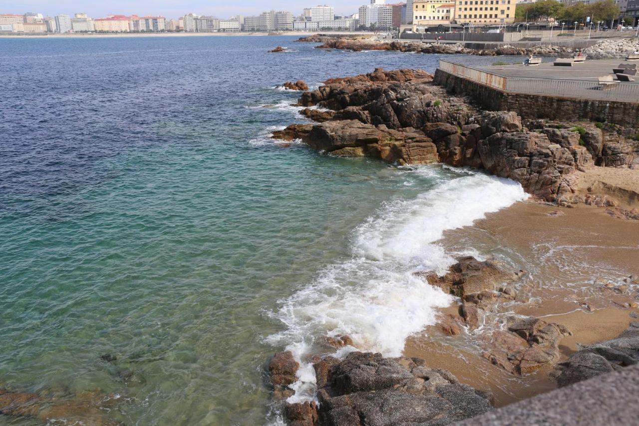 Apartamento Orzan Playa A Coruña Exterior foto